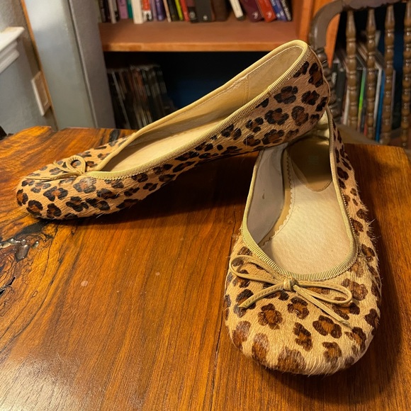 BP. Leopard Print Cowhide Flats Women’s size 8M - Picture 8 of 10